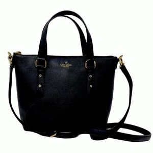 Kate Spade Cross Body black leather purse.